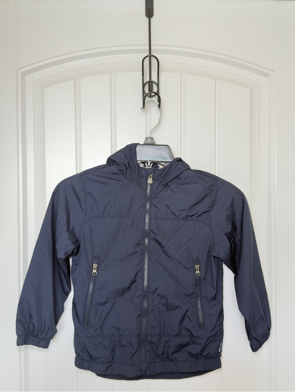 Baby Gap Size 5  Navy Jersey Lined Windbreaker Jacket Full Zip